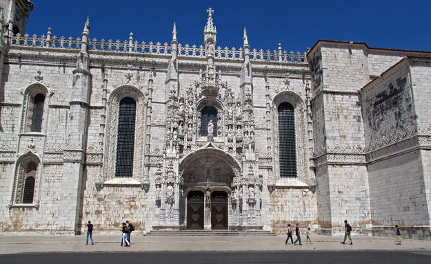 Manueline, or Portuguese late Gothic, façade , 2010