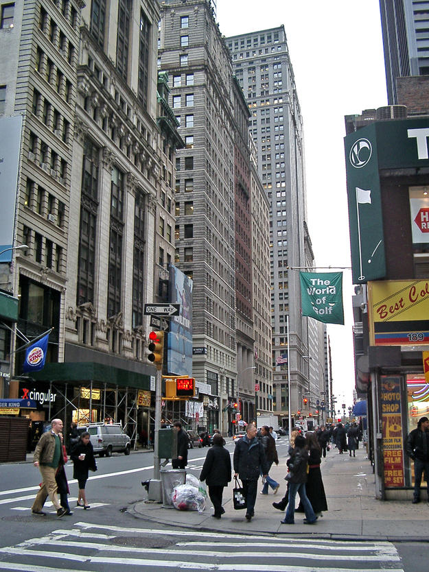 The historic district with some of the world's earliest skyscrapers, 2002