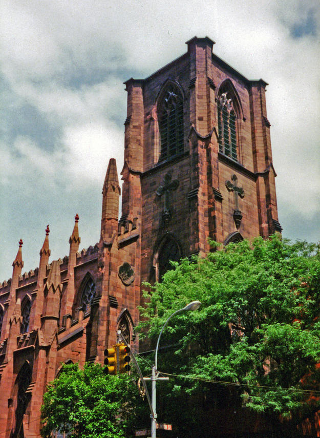 The Gothic Revival style façade, 2001