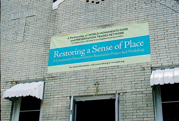 The conservation project banner, 2006