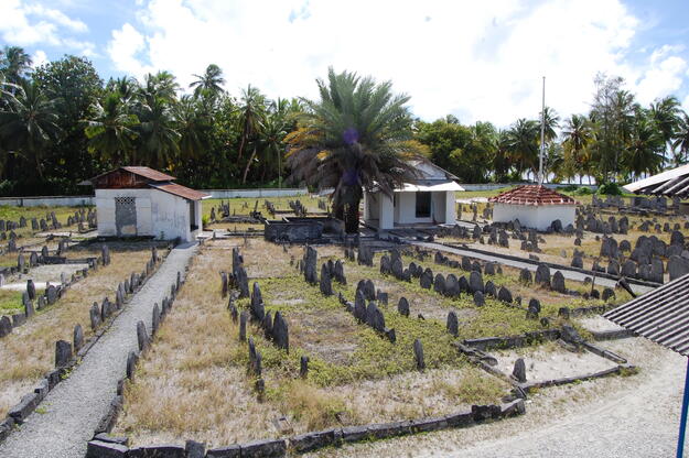 View of the cemetery, 2011.