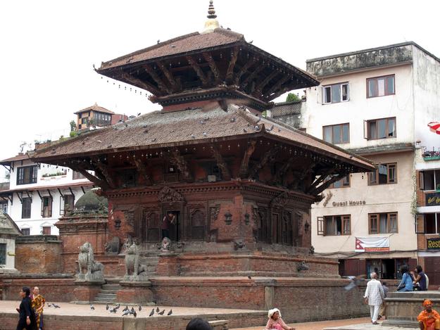 Char Narayan Temple in the center of Patan’s Durbar Square, before the earthquake, 2013