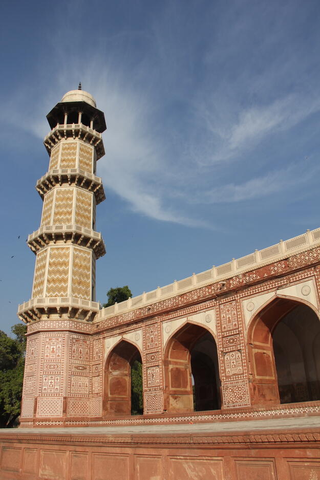 Mausoleum minaret, 2021.