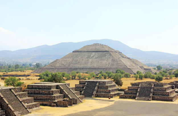 Overview of Teotihuacan, Mexico