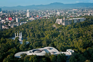 Chapultepec Park is a large oasis of forest land surrounded by Mexico City's urban center, 2011