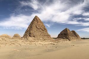 The Kushite pyramids of Nuri, 2020.