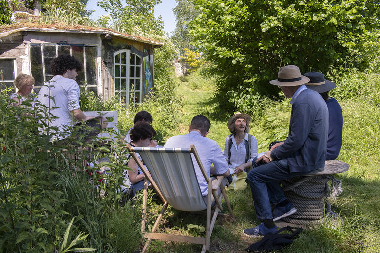 Writing in the garden workshop, Watch Day 2019.