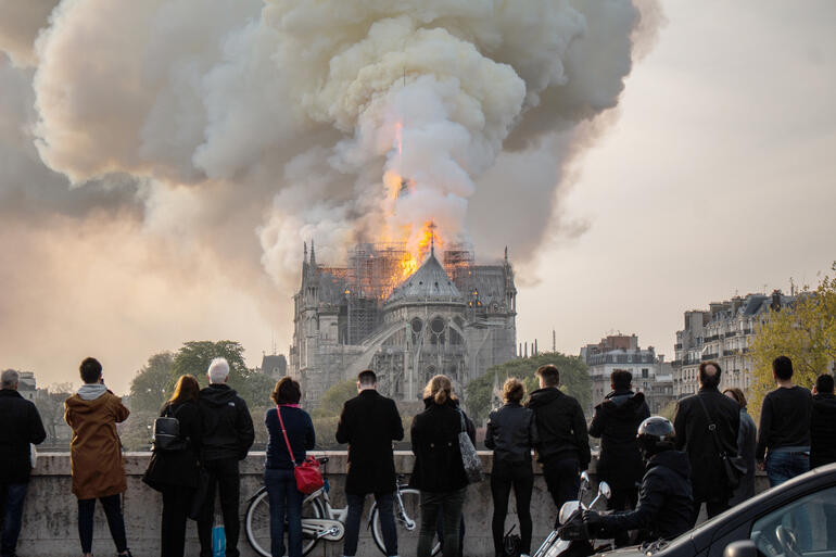 Notre Dame de Paris Fire