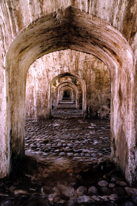 Interior of San Juan de Ulúa Fort in Veracruz, included on the World Monuments Watch in 1996. 2000, and 2002.