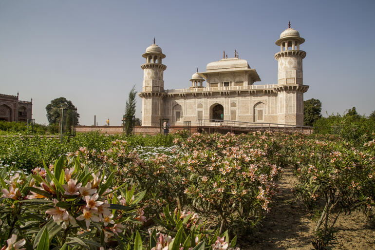 Completion ceremony at the Mughal gardens of Agra, India, 2019.