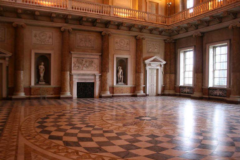 The marble saloon at Wentworth Woodhouse, a 2016 World Monuments Watch site.