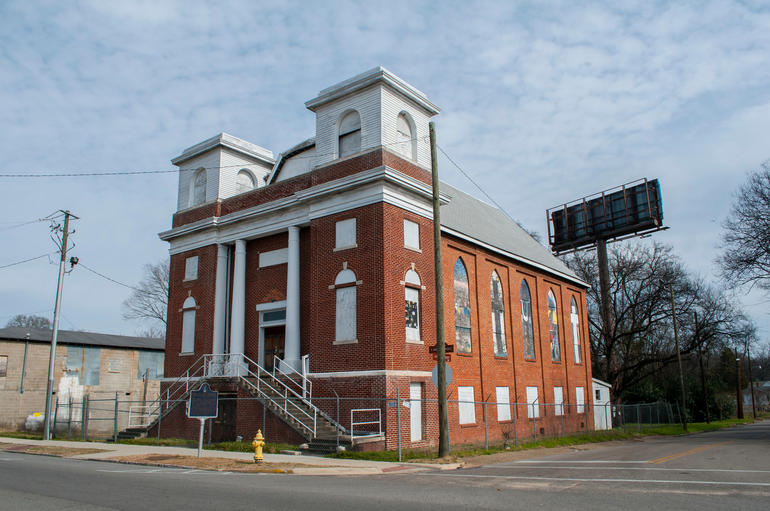 Mt. Zion AME Zion Church in Montgomery, Alabama. Photo by Billy Brown.