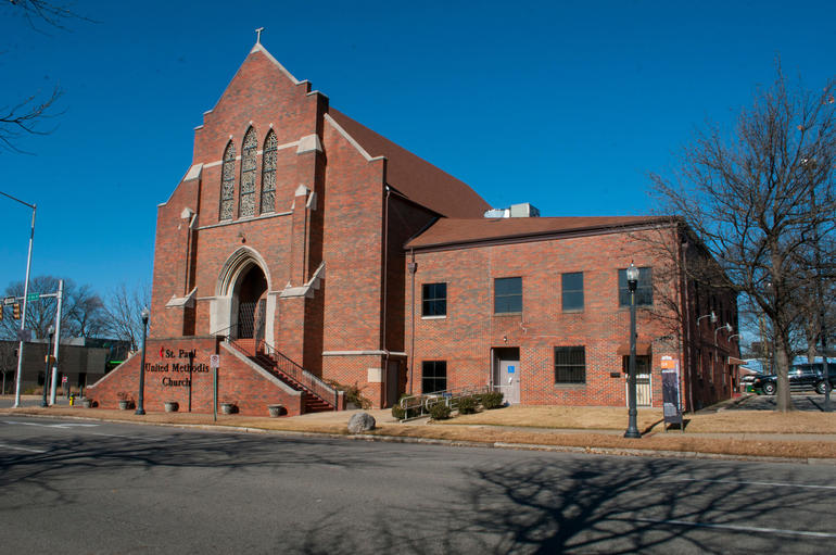 St. Paul United Methodist Church in Birmingham, Alabama. Photo by Billy Brown.