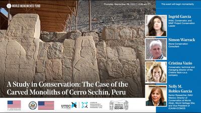 A Study in Conservation:  The Case of the Carved Monoliths of Cerro Sechín, Peru.