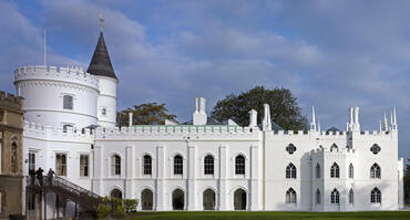 Strawberry Hill Facade - A flamboyant Gothic confection in southwest London